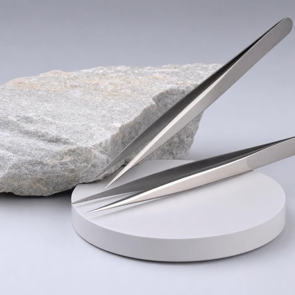 Are CTR Tweezers Hand-Sharpened or Machine-Sharpened? — ENCANTO