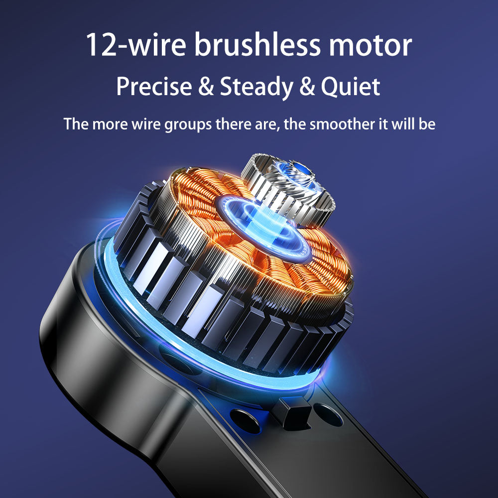 Q31 Smartphone Stabilizer with Light, Bluetooth Remote Control, and Tripod Function