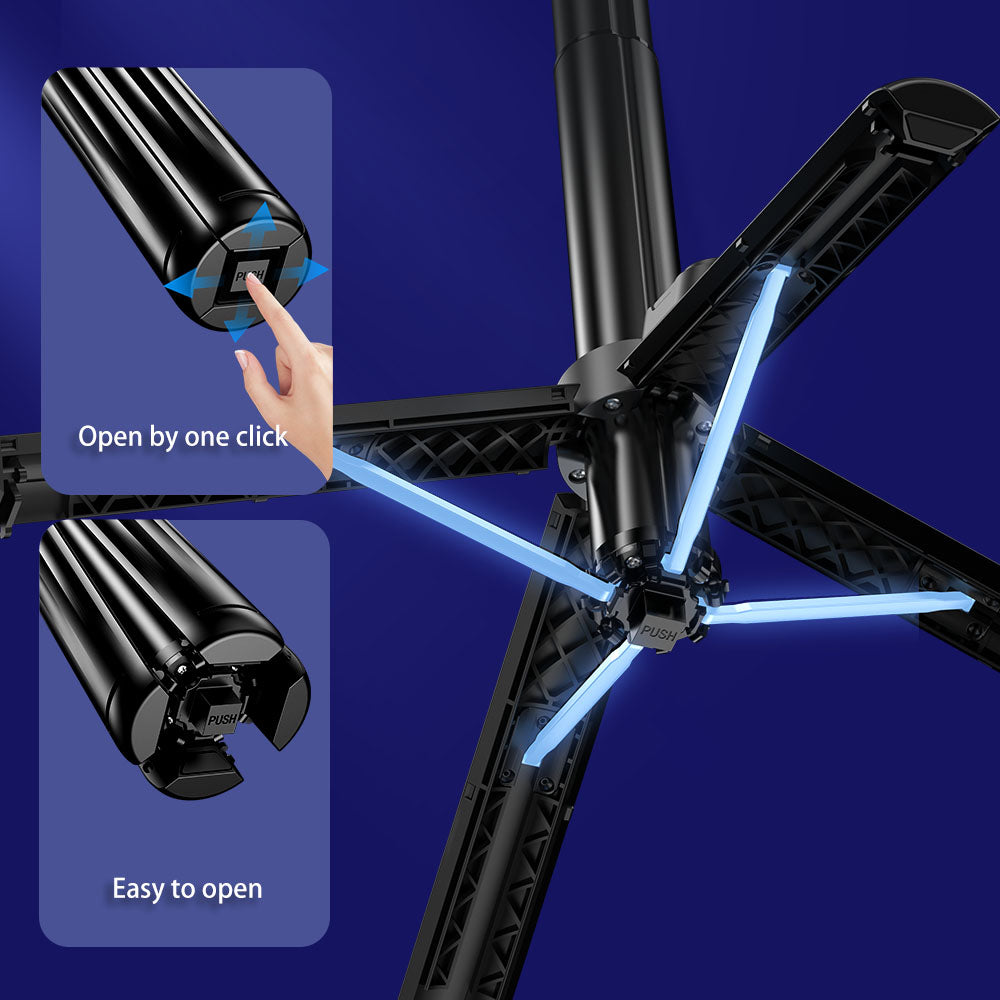 Q31 Smartphone Stabilizer with Light, Bluetooth Remote Control, and Tripod Function