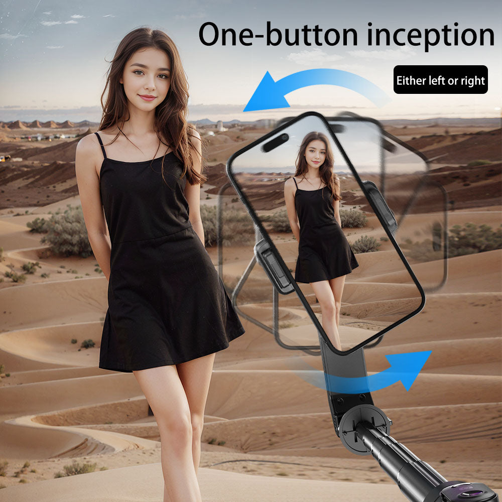 Q31 Smartphone Stabilizer with Light, Bluetooth Remote Control, and Tripod Function