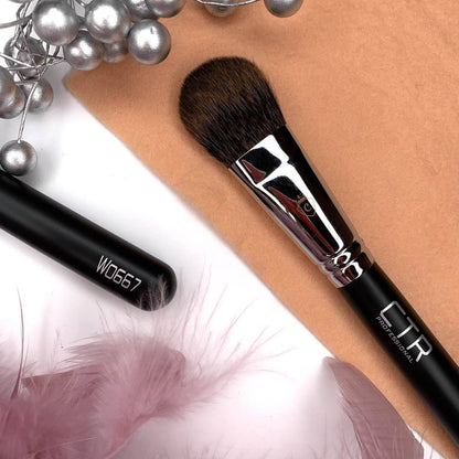 Cheekbone Correction Brush W0667 | Burgundy Squirrel Precision