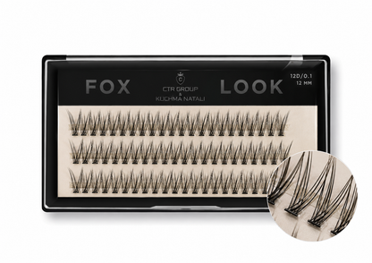 Fox Look 12mm – False Eyelashes for a Sultry Cat-Eye Effect