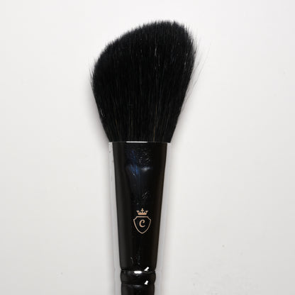 Angled Blush & Contour Brush W0184 – Arctic Fox Hair Black Style