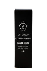 Huile de croissance pour cils et sourcils – Élixir de mélange d'huile luxueuse pure CTR x Kuchma Natali