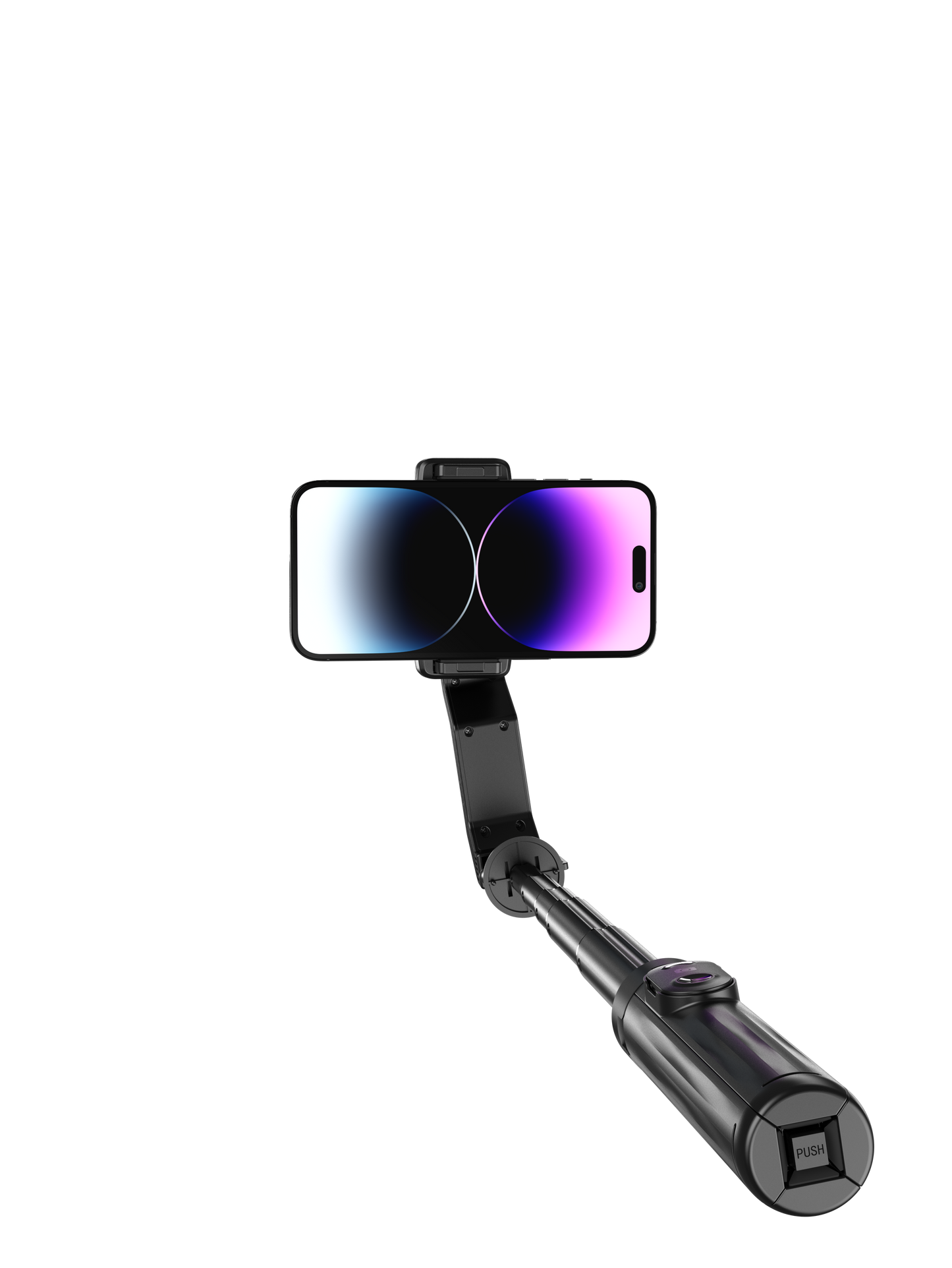 Q31 Smartphone Stabilizer with Light, Bluetooth Remote Control, and Tripod Function