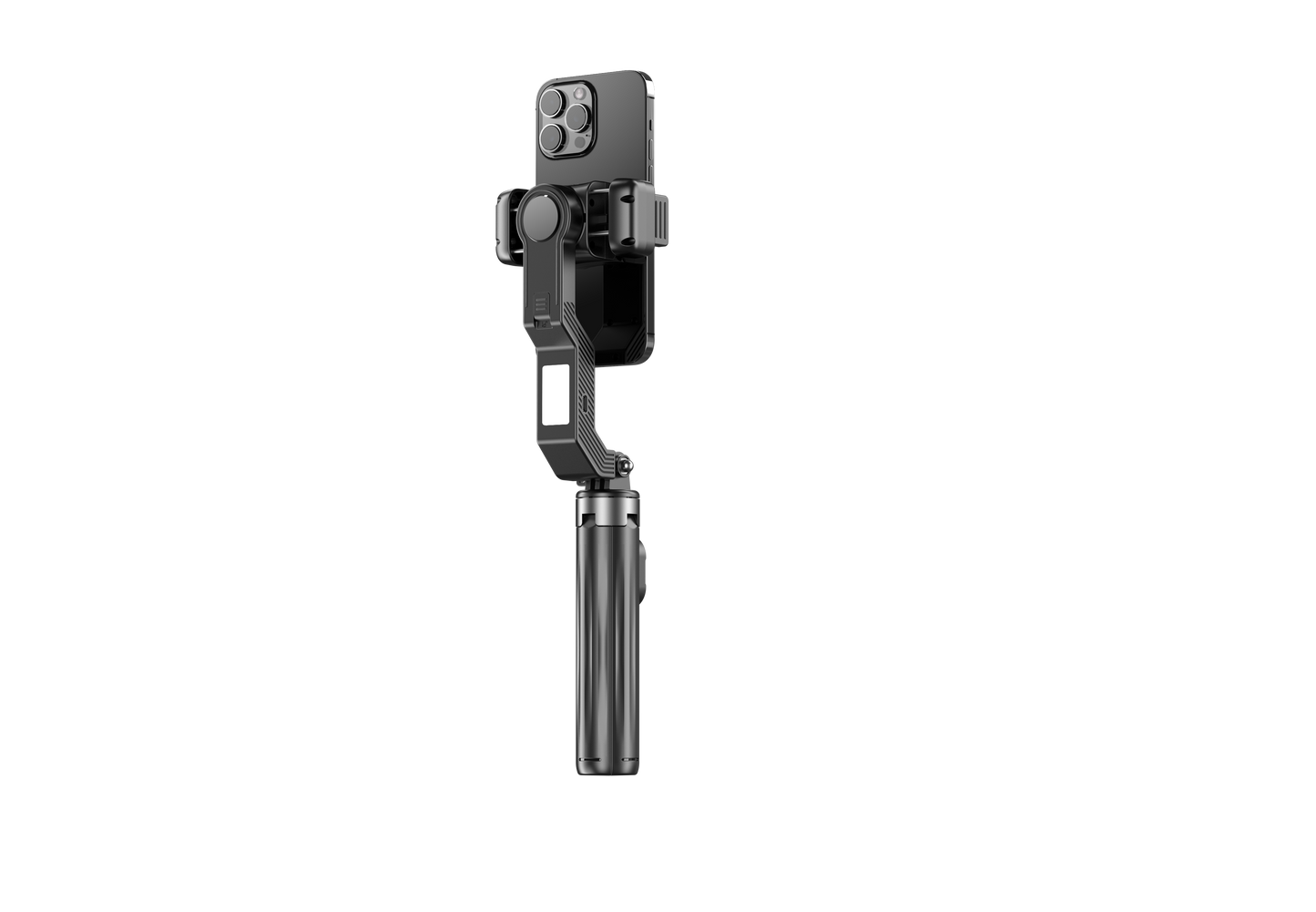Q31 Smartphone Stabilizer with Light, Bluetooth Remote Control, and Tripod Function