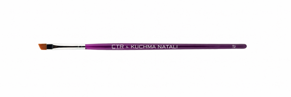 Professional Angled Brow Brush – Synthetic Bristles