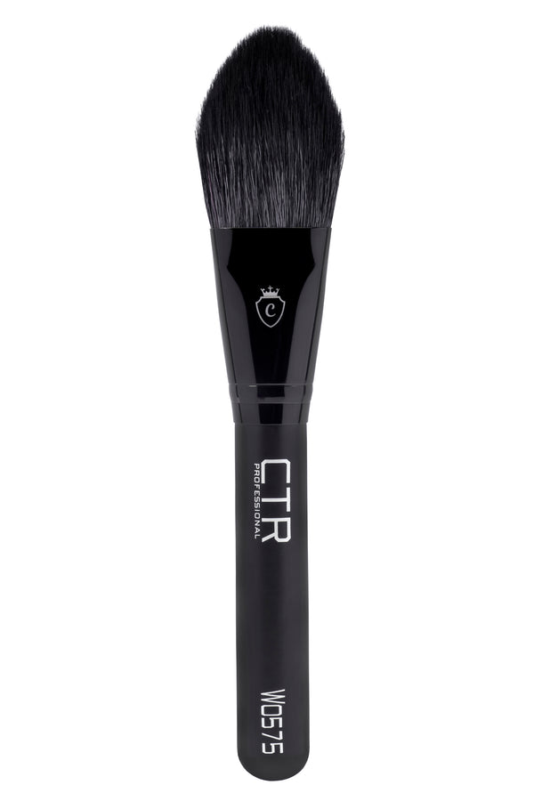 Full-Face Powder Brush W0575 with Dense Synthetic Bristles