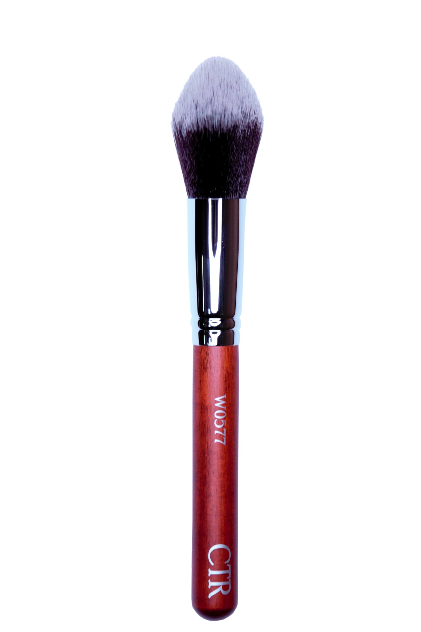 Professional Powder Brush W0577, Synthetic Bristles, Premium Wooden Handle
