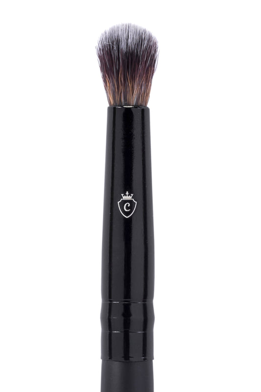 Professional Brush W0639 for Concealer and Corrector, Mini Blending, Synthetic Taklon Bristles, Aged Wooden Handle