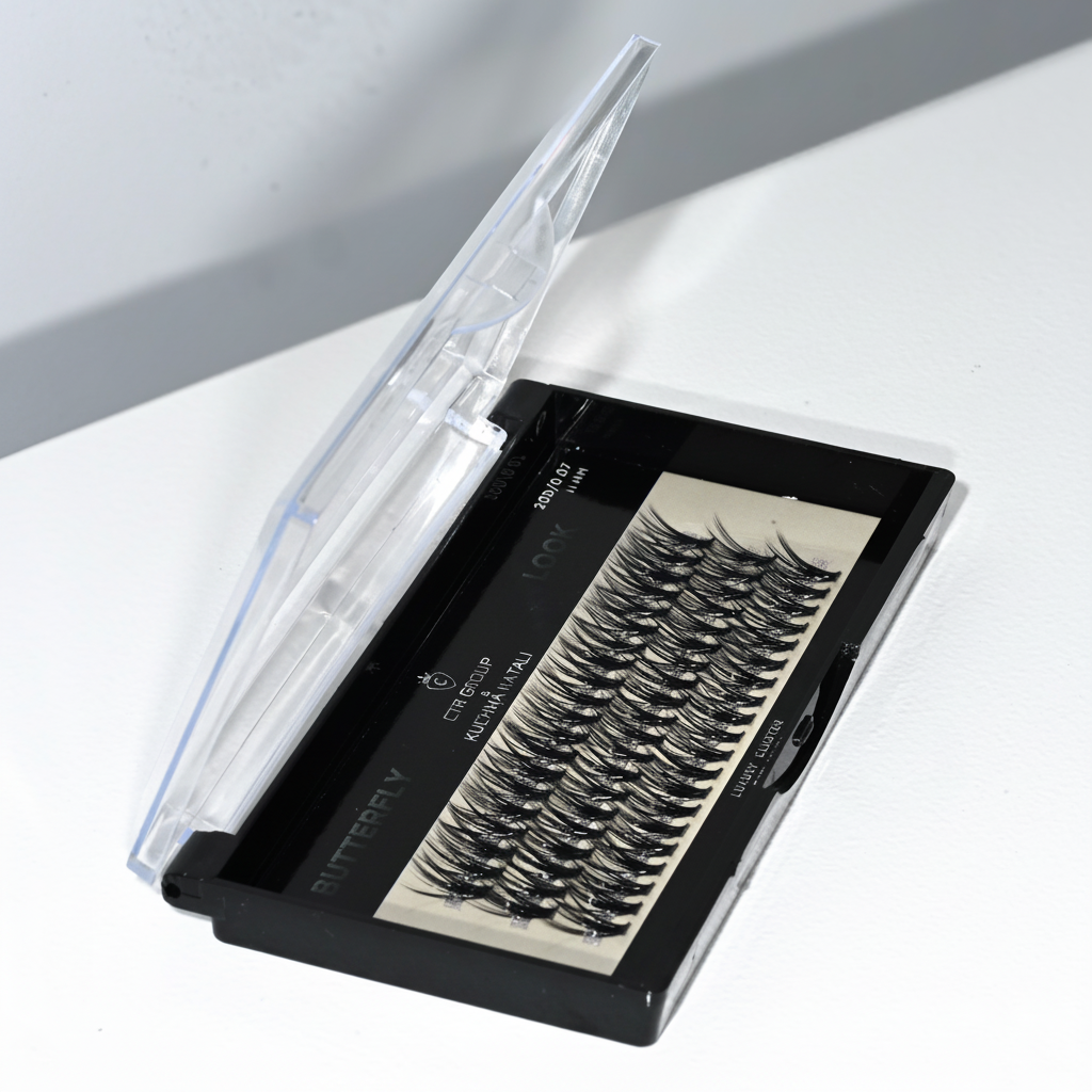 CTR Group Butterfly Look 11mm false eyelashes in black packaging with natural flutter lashes