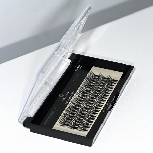 CTR Group Butterfly Look 11mm false eyelashes in black packaging with natural flutter lashes