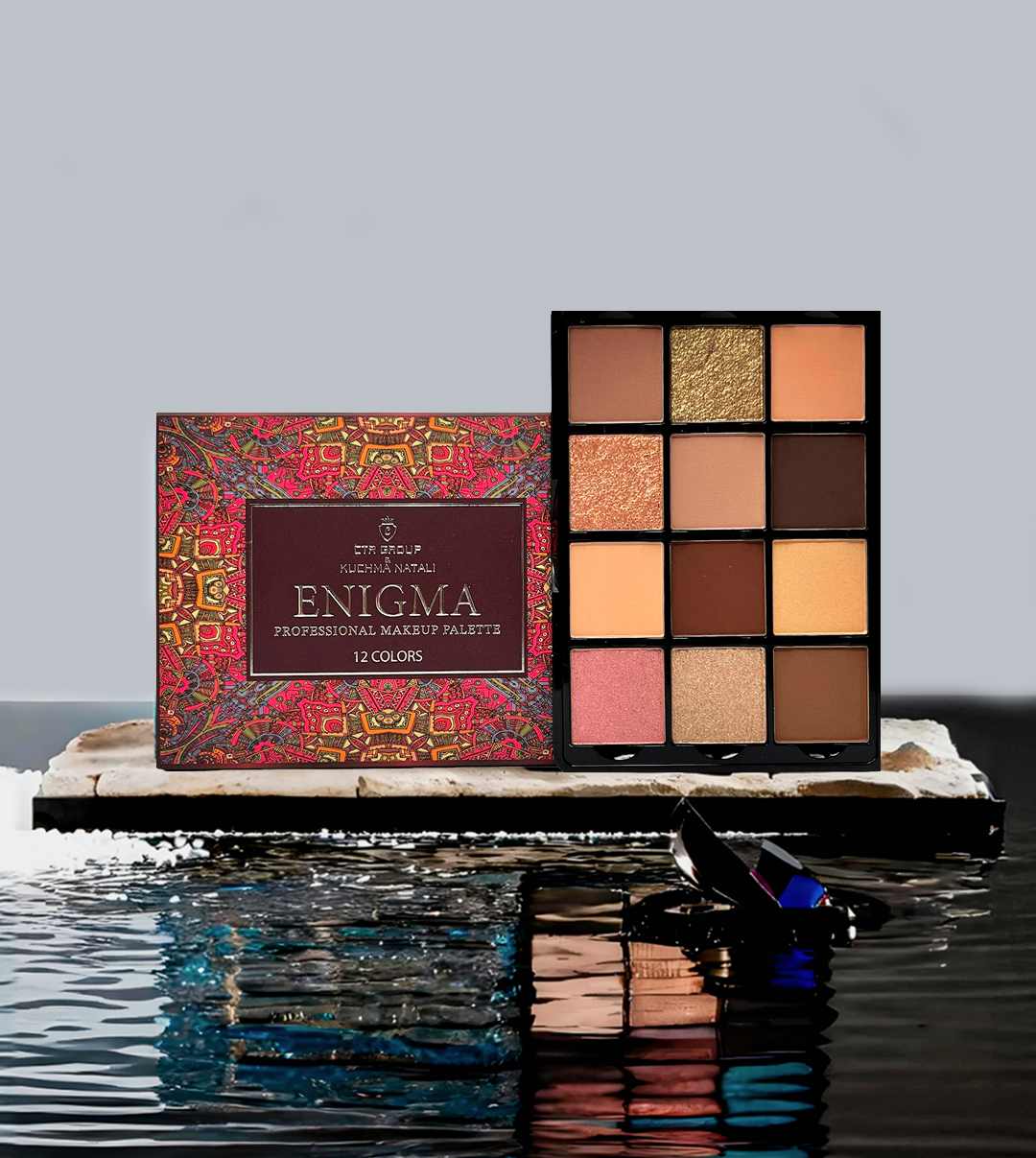 Eye Shadow Palette Enigma, CTR GROUP E500 12*2.5g E500 South Korea CTR