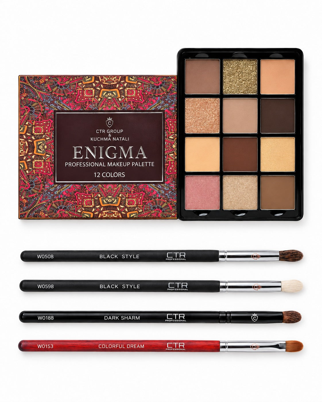 Eye Kit with Enigma E500 eyeshadow palette