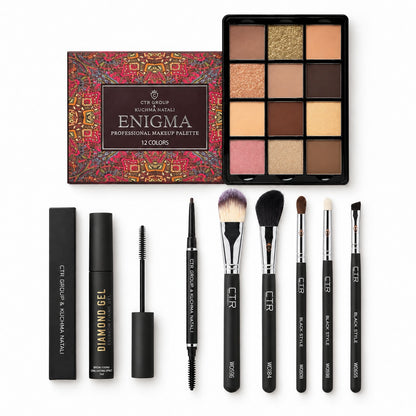 Full Look Kit — Brows with Enigma E500 eyeshadow palette