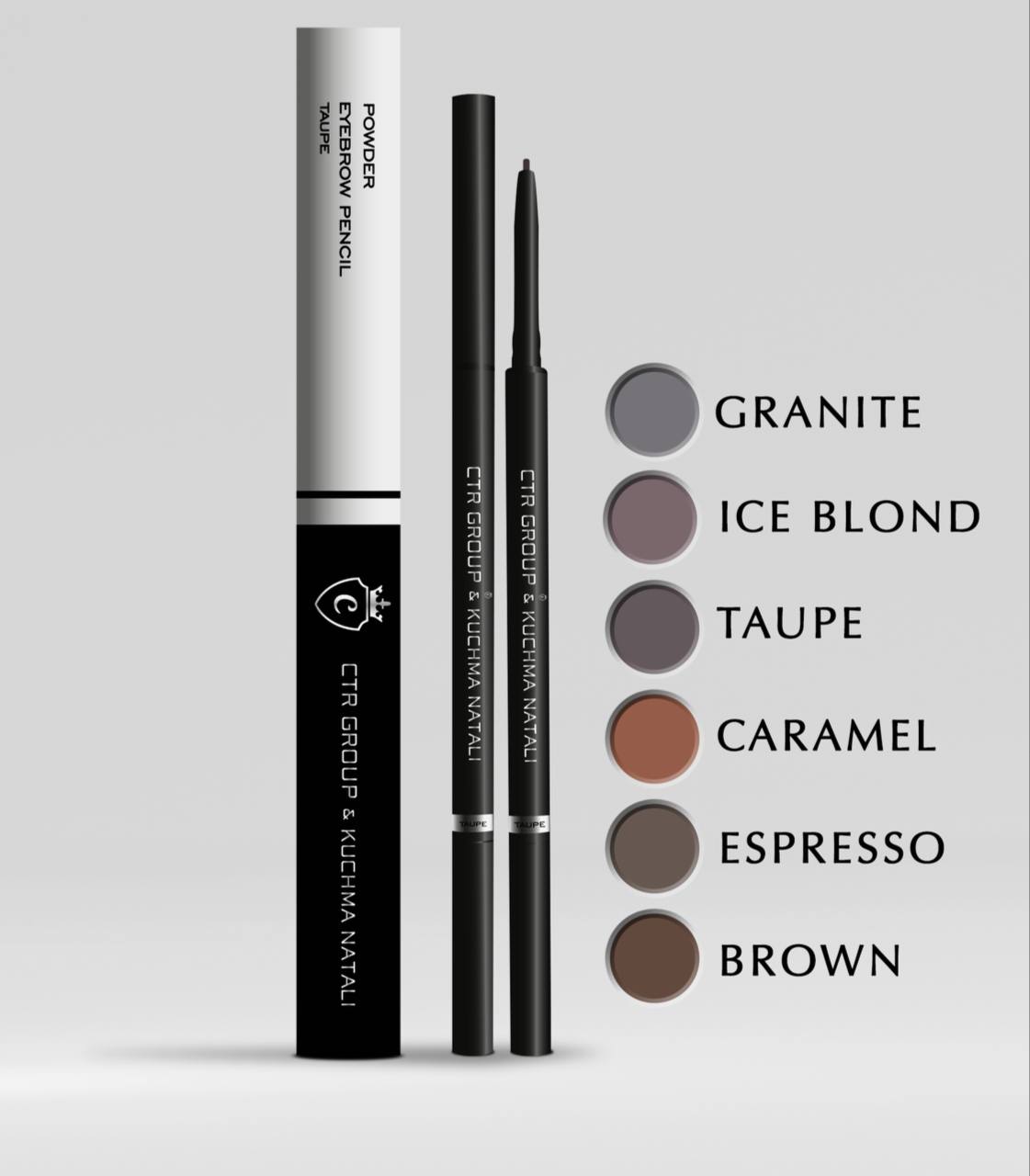 Powder Mechanical Brow Pencil Caramel / Granite / Brown / Taupe / Expresso / Ice Blond South Korea CTR
