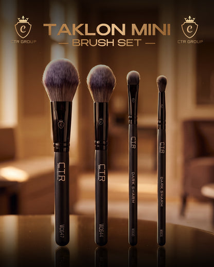 ENCANTO Taklon mini - compact makeup brush on white background