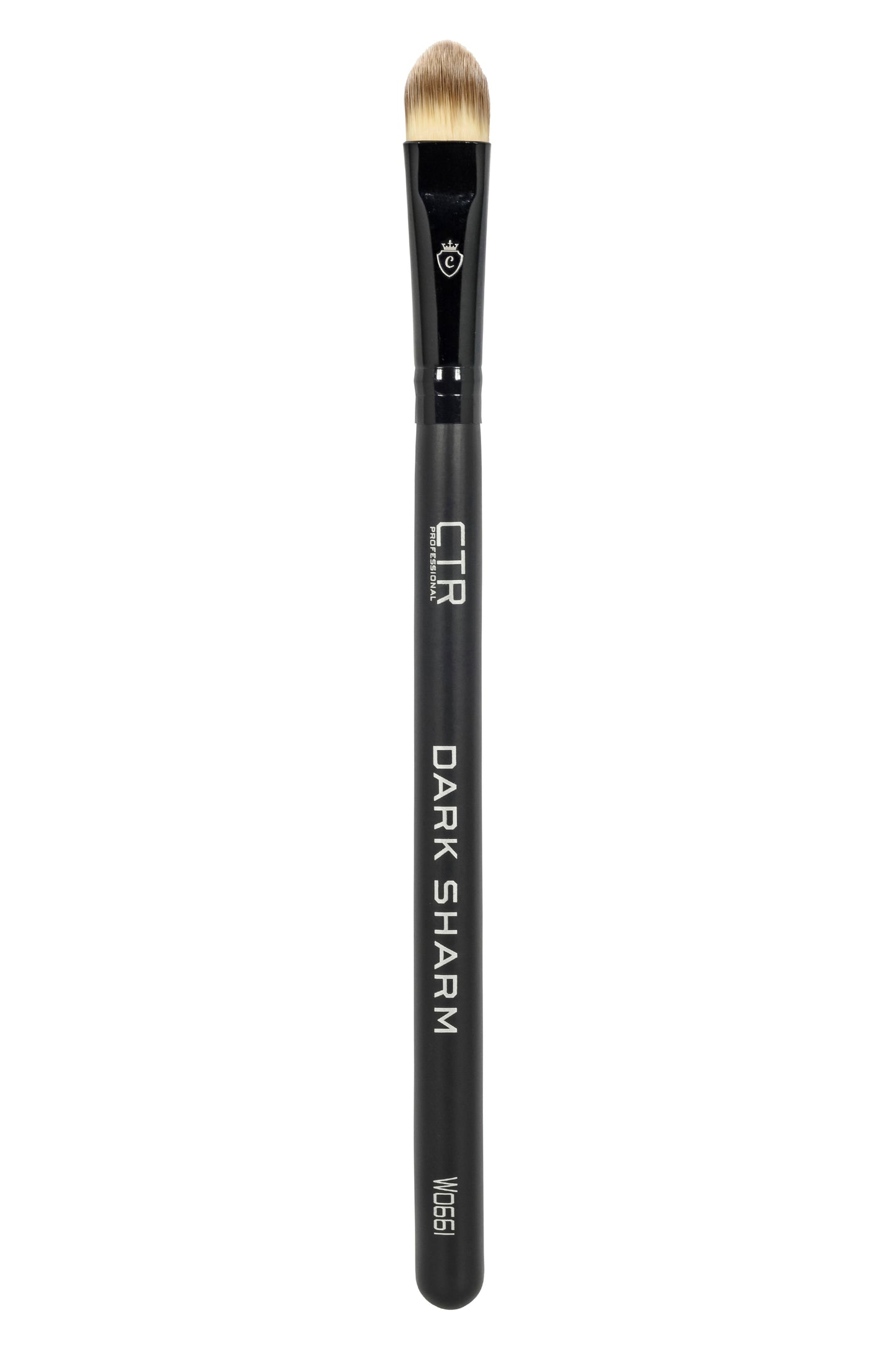 Concealer Brush W0661 – White Taklon Cream Applicator
