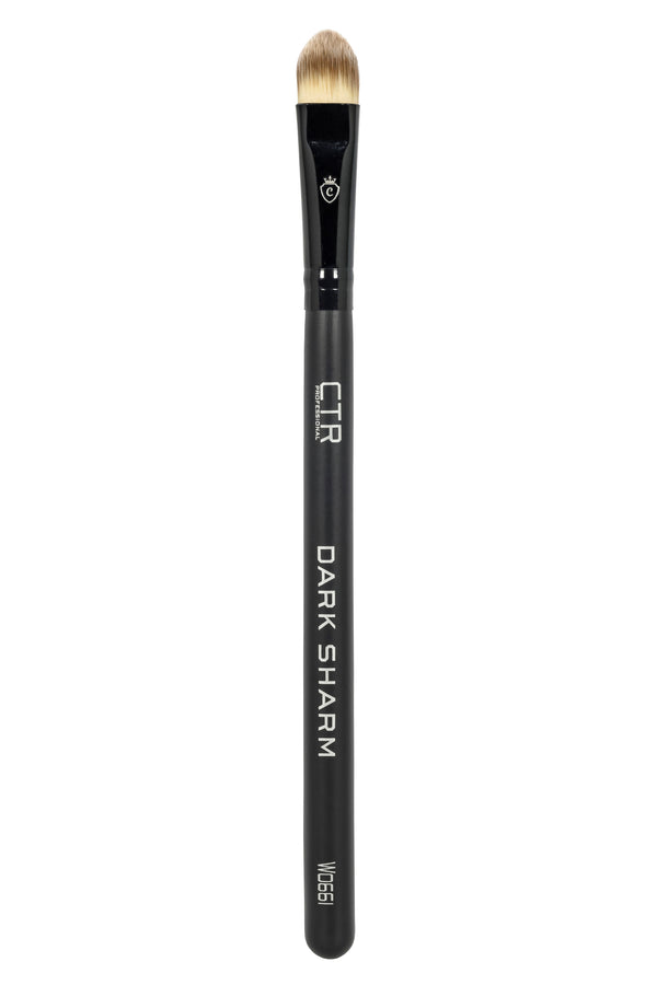 Concealer Brush W0661 – White Taklon Cream Applicator